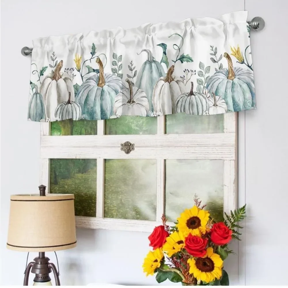 Autumn Harvest Pumpkin Valance